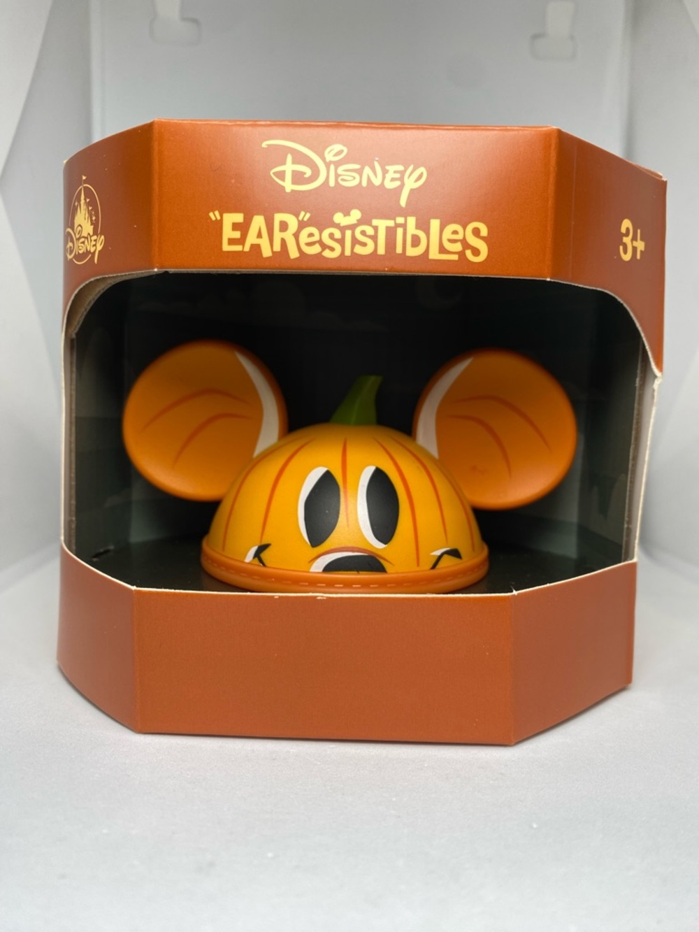 Disney Parks Halloween Pumpkin Mickey Mouse EAResistibles Vinyl Figure Ear Hat